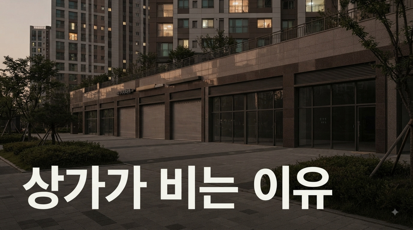 신도시 상가가 비는 이유, 보행 400m가 만드는 차이